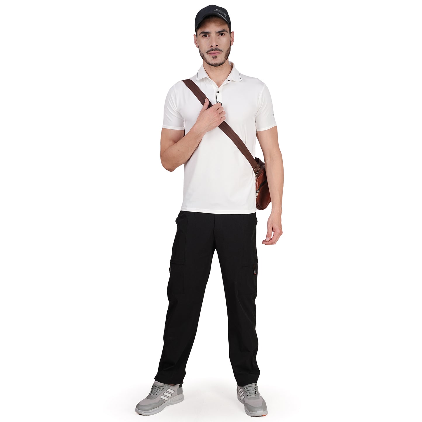 DRY ACTIVE POLO TEE WHITE