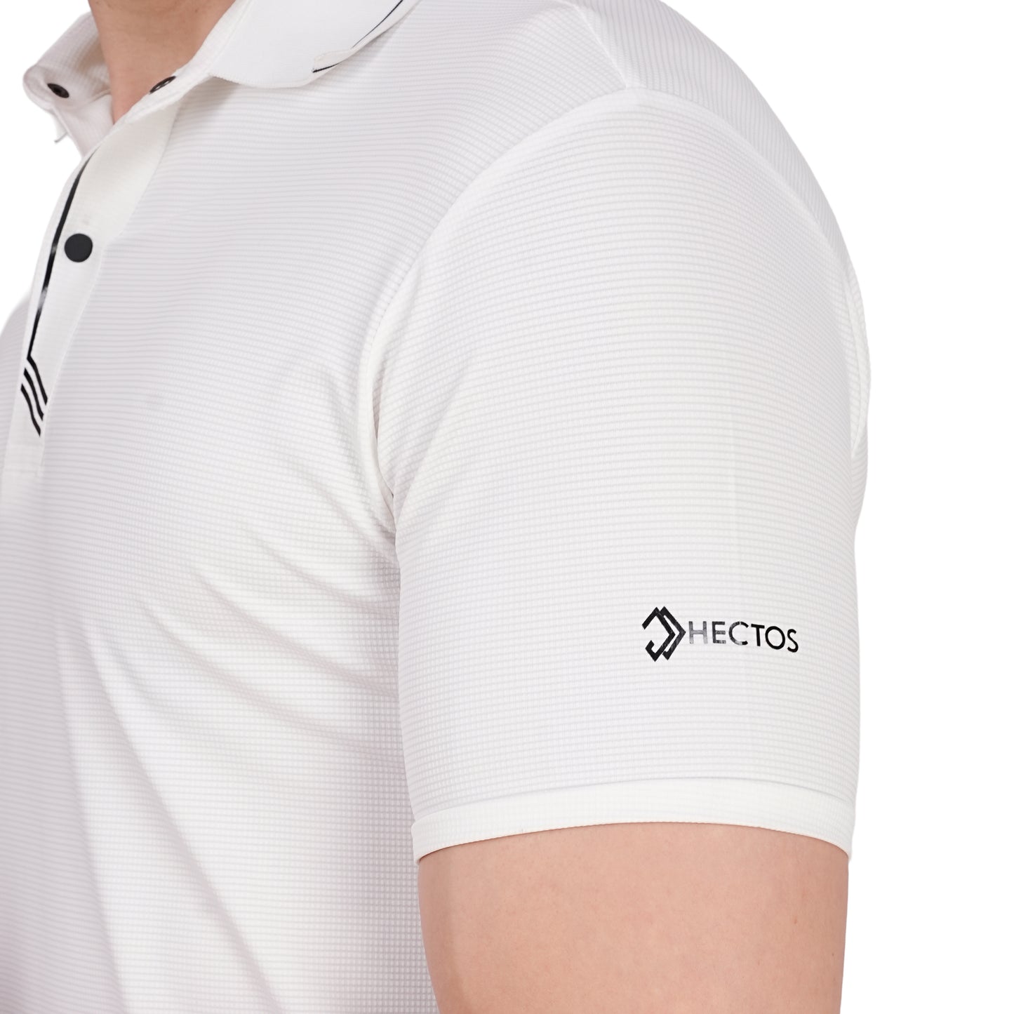 DRY ACTIVE POLO TEE WHITE