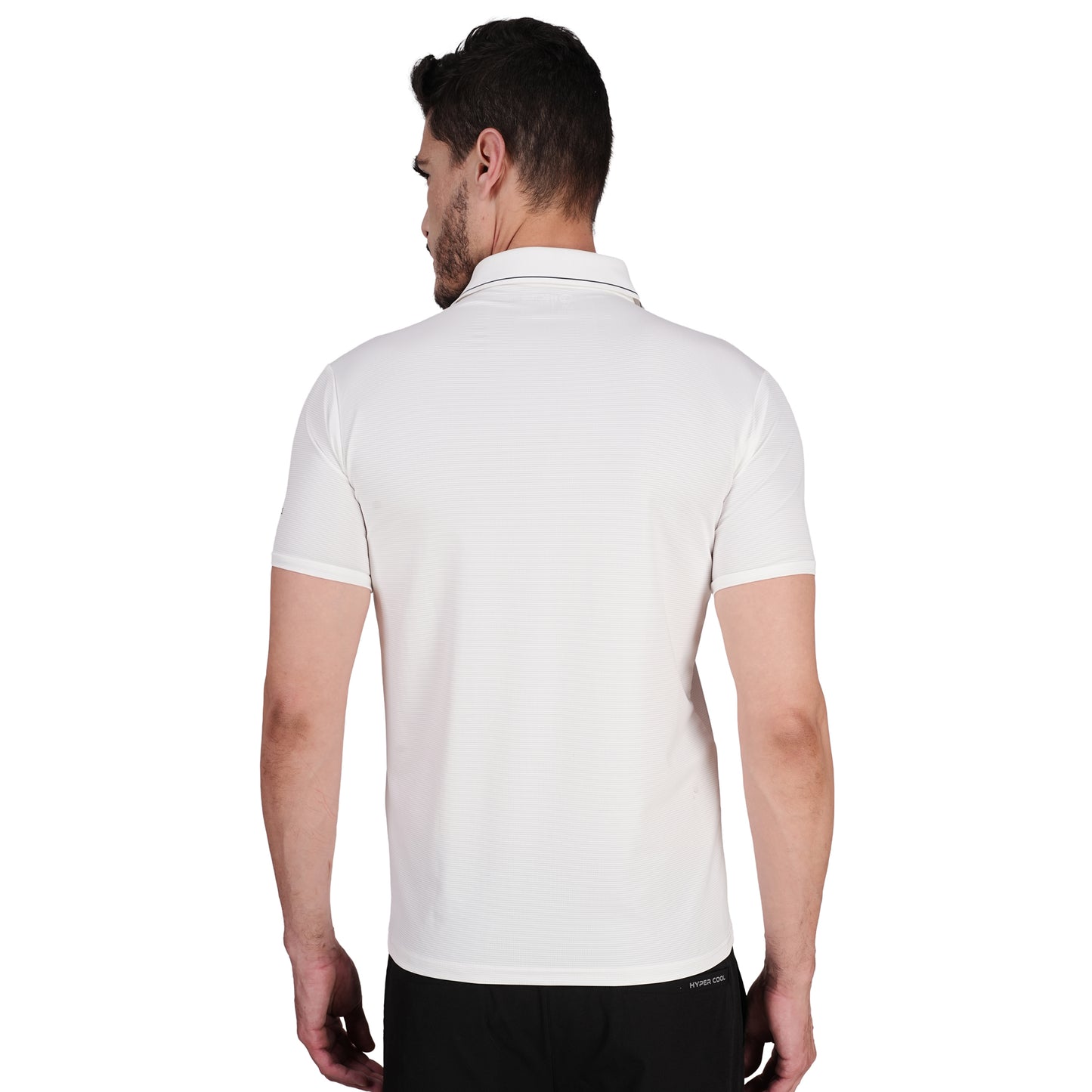DRY ACTIVE POLO TEE WHITE