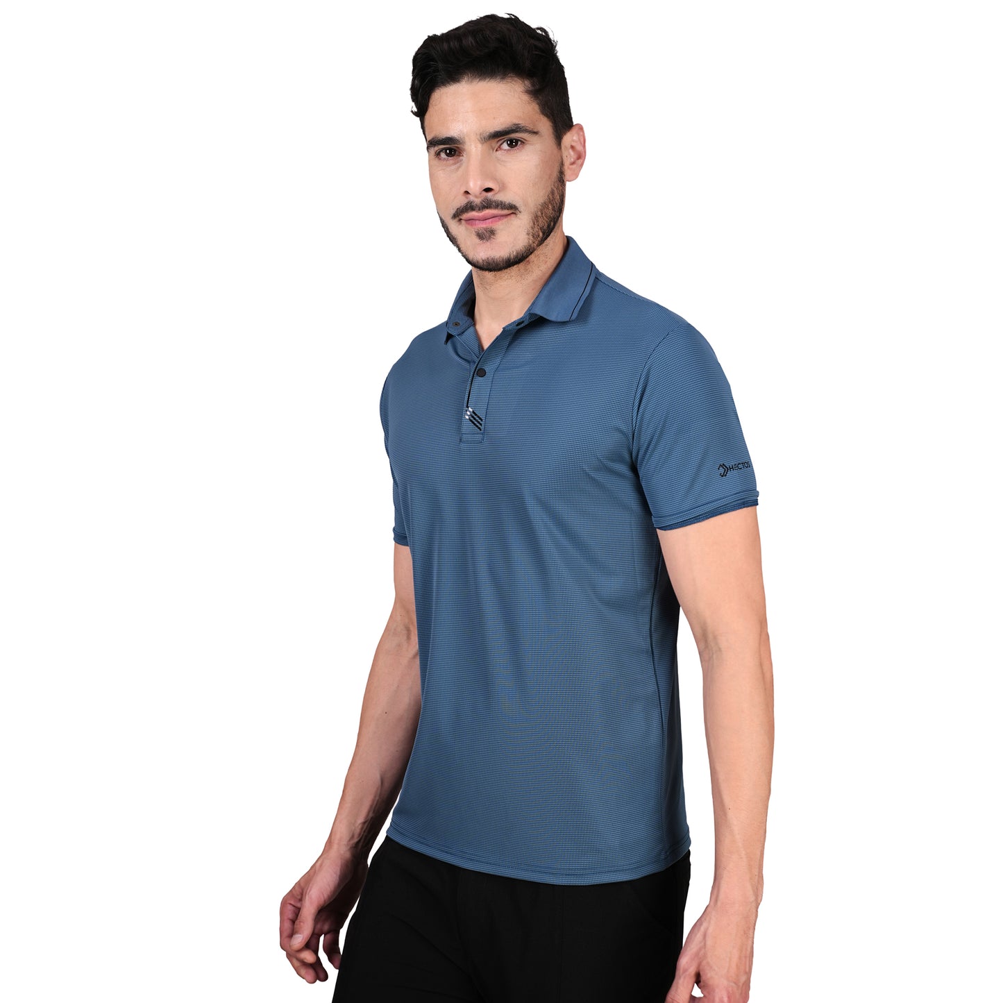 DRY ACTIVE POLO TEE BLUE
