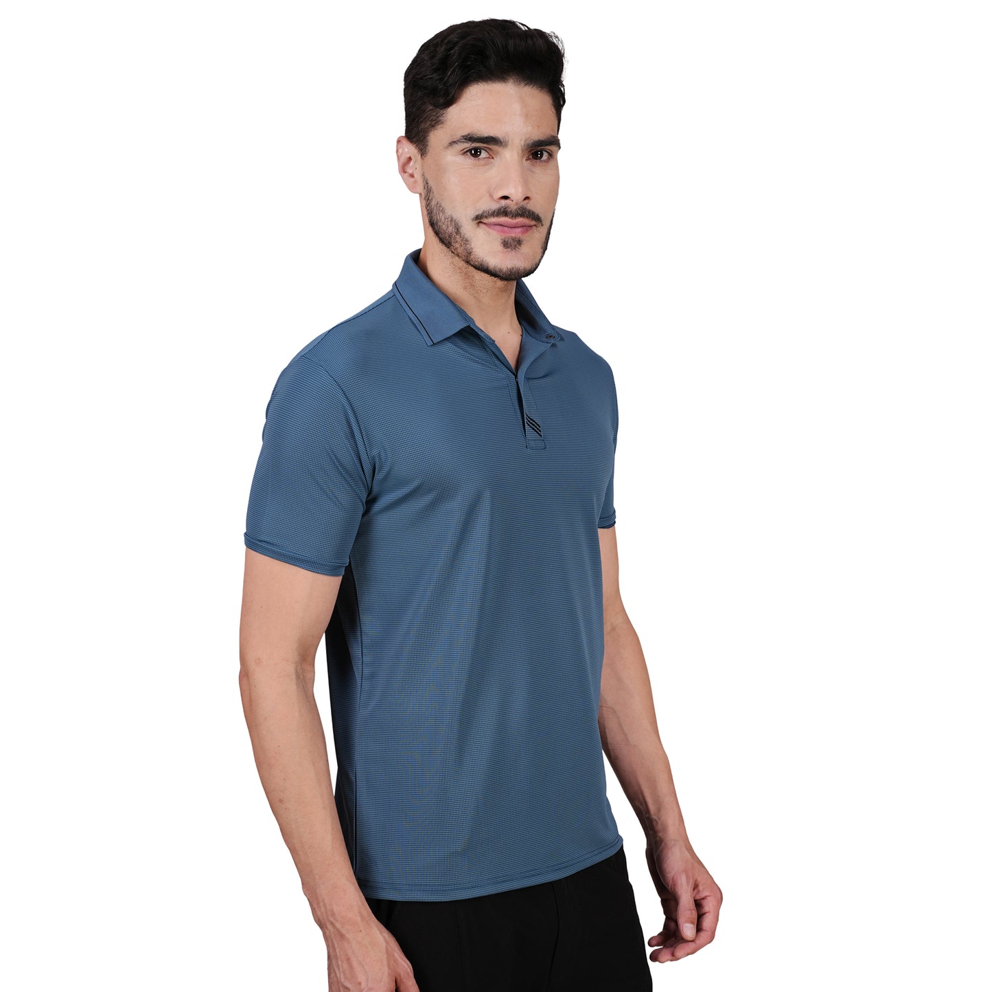 DRY ACTIVE POLO TEE BLUE