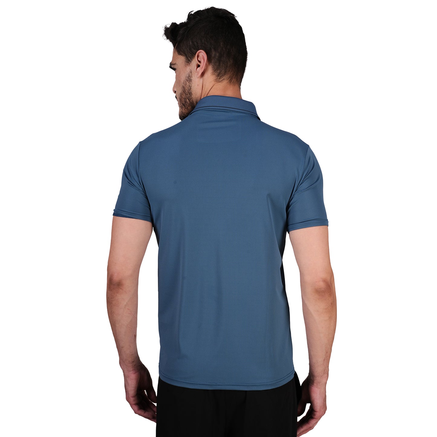 DRY ACTIVE POLO TEE BLUE