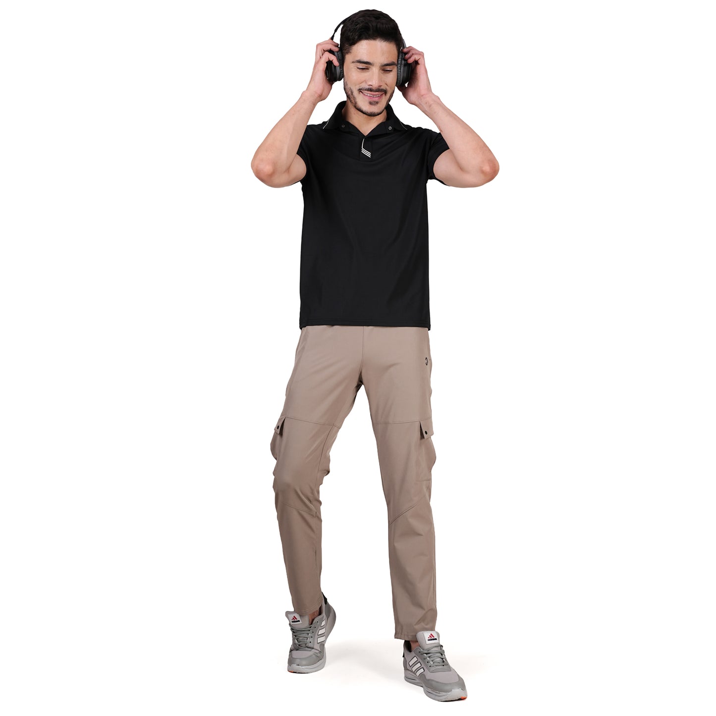 DRY ACTIVE POLO TEE BLACK
