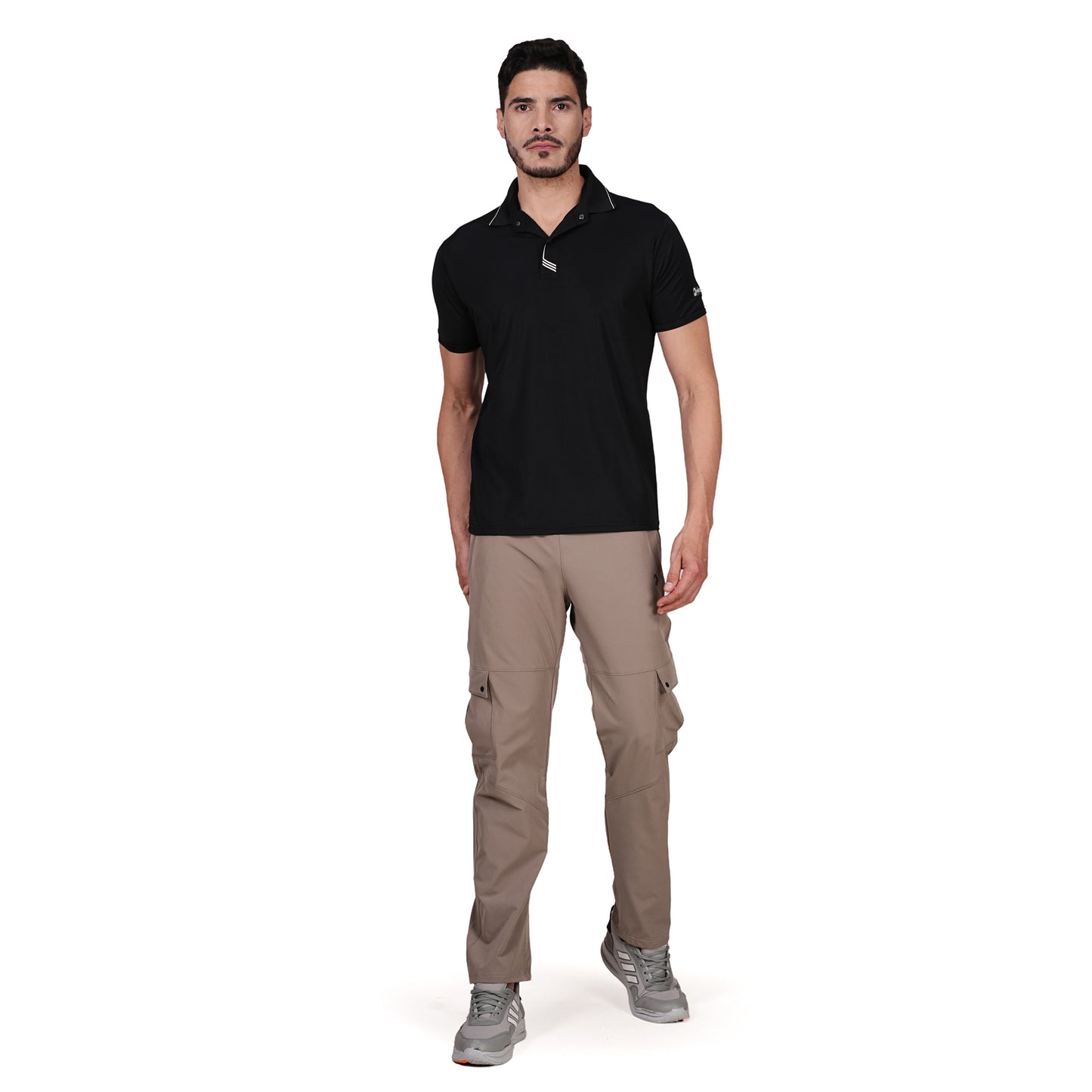 DRY ACTIVE POLO TEE BLACK