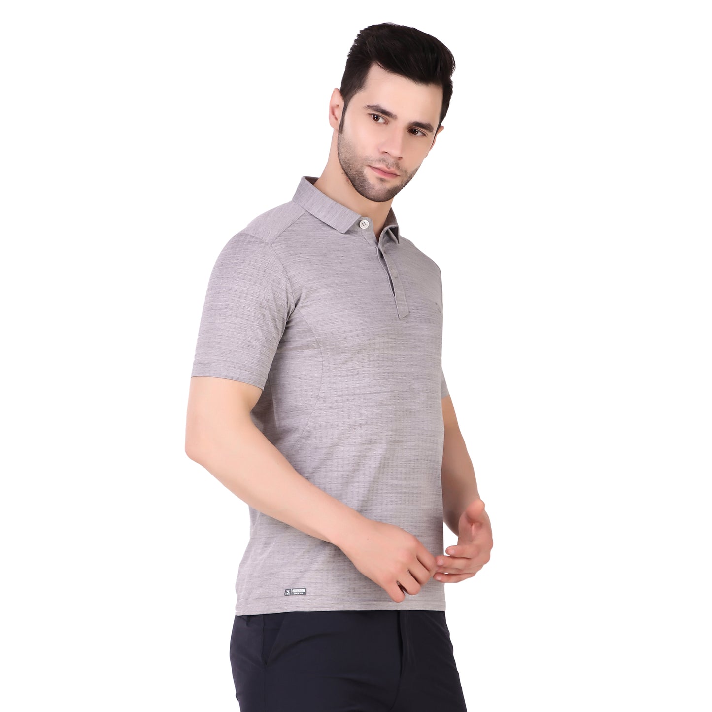 Polo Tee Grey