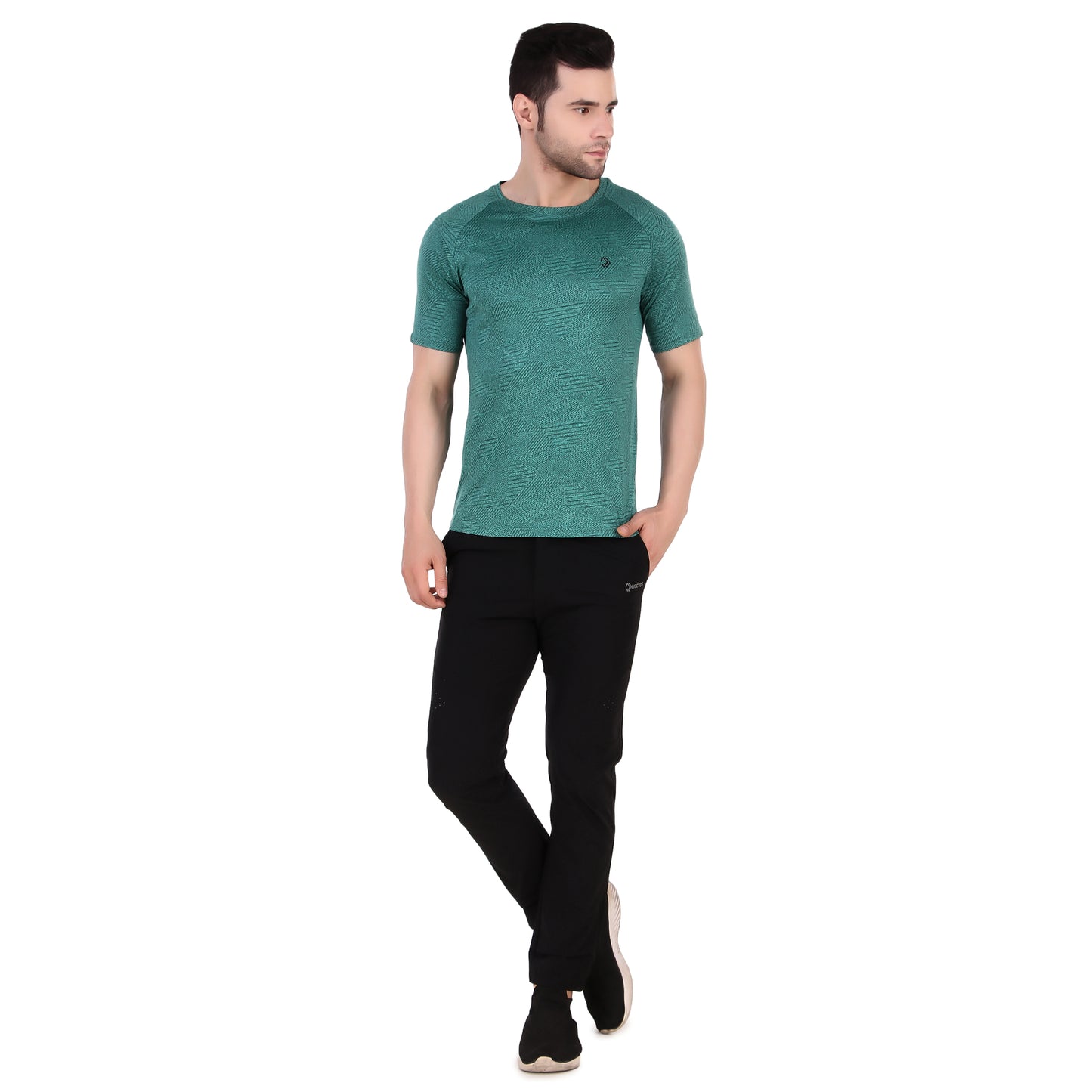 React Dry Tee D.green