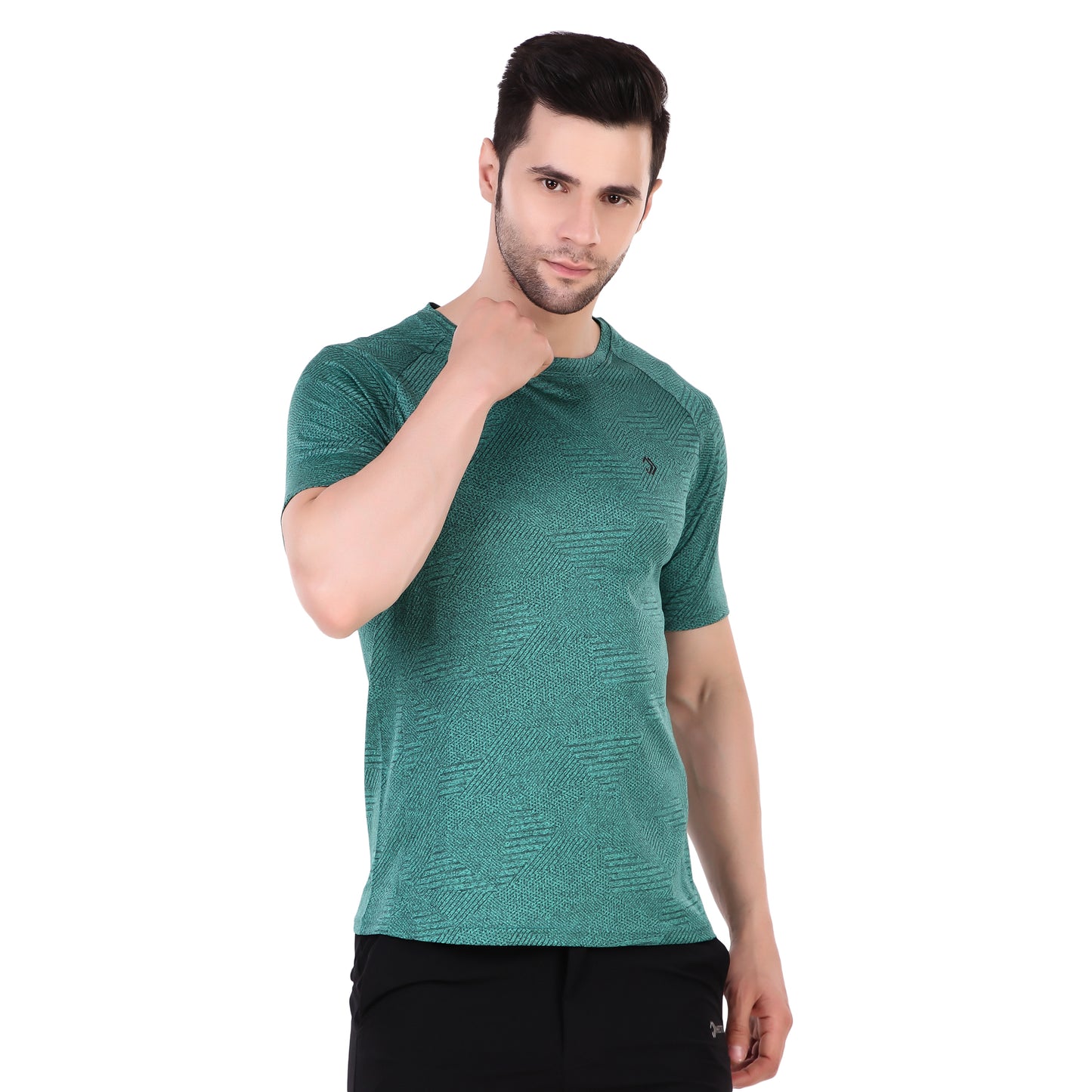 React Dry Tee D.green