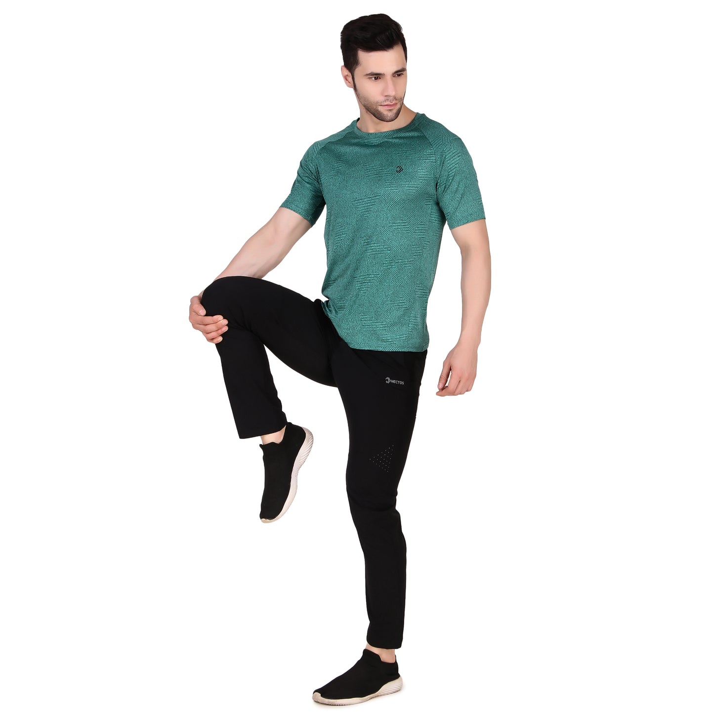 React Dry Tee D.green