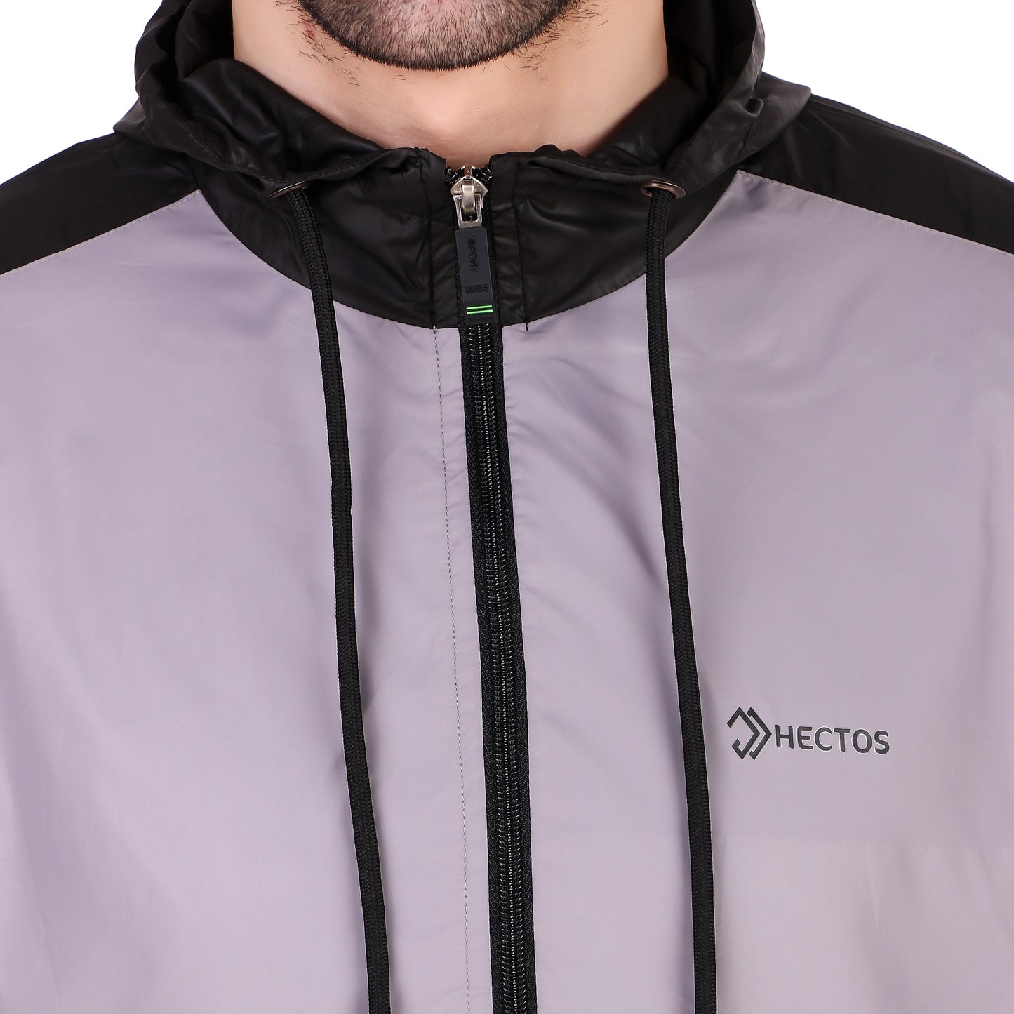 Wind Cheater Black & Grey