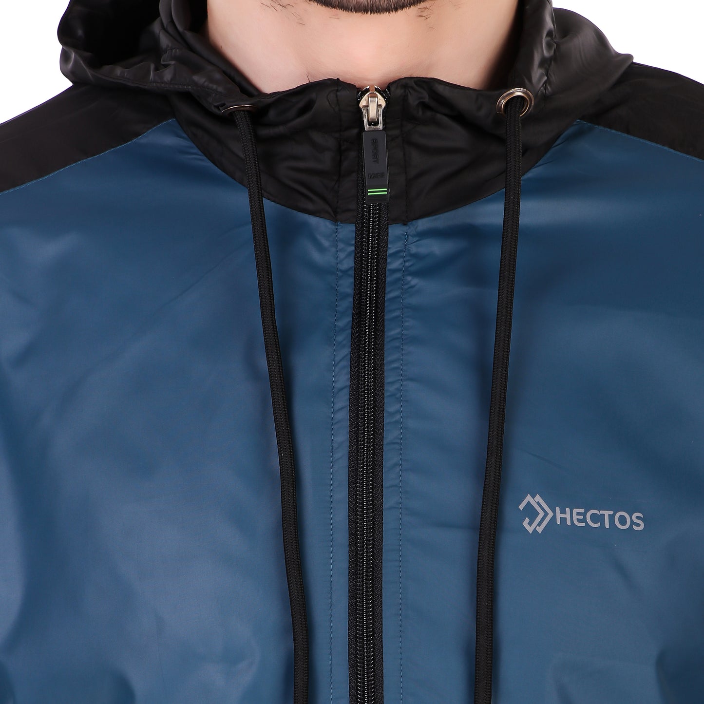 Wind Cheater Black & Blue