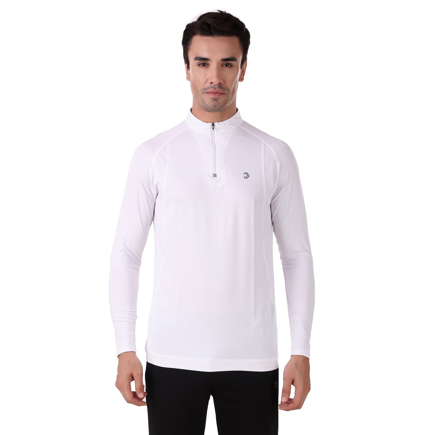 FULL SLEEVES TEE ESSENTIALS WHITE