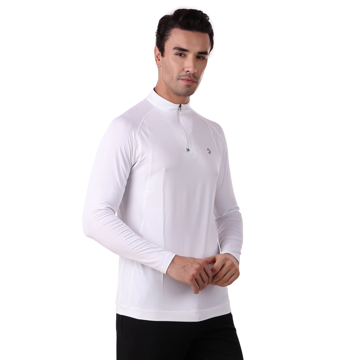FULL SLEEVES TEE ESSENTIALS WHITE