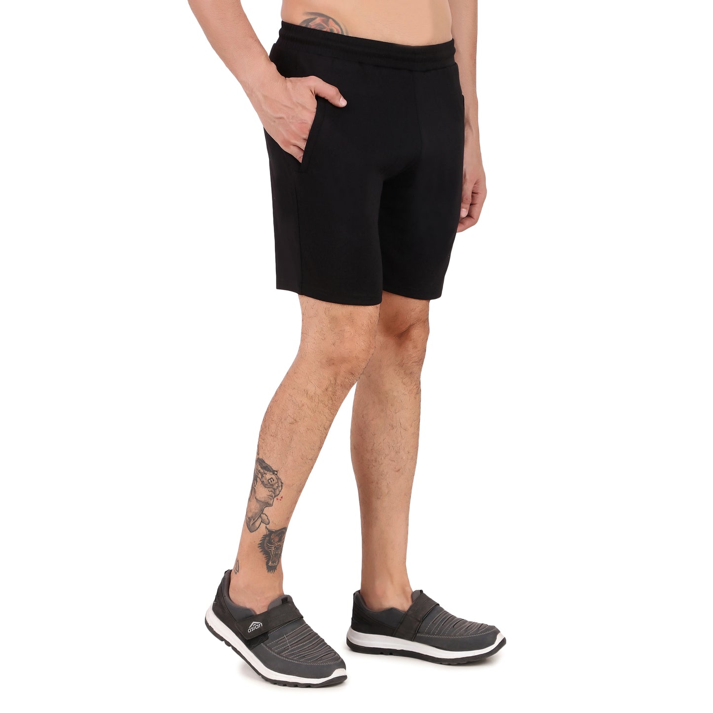 SHORTS ACTIVE COTTON BLACK