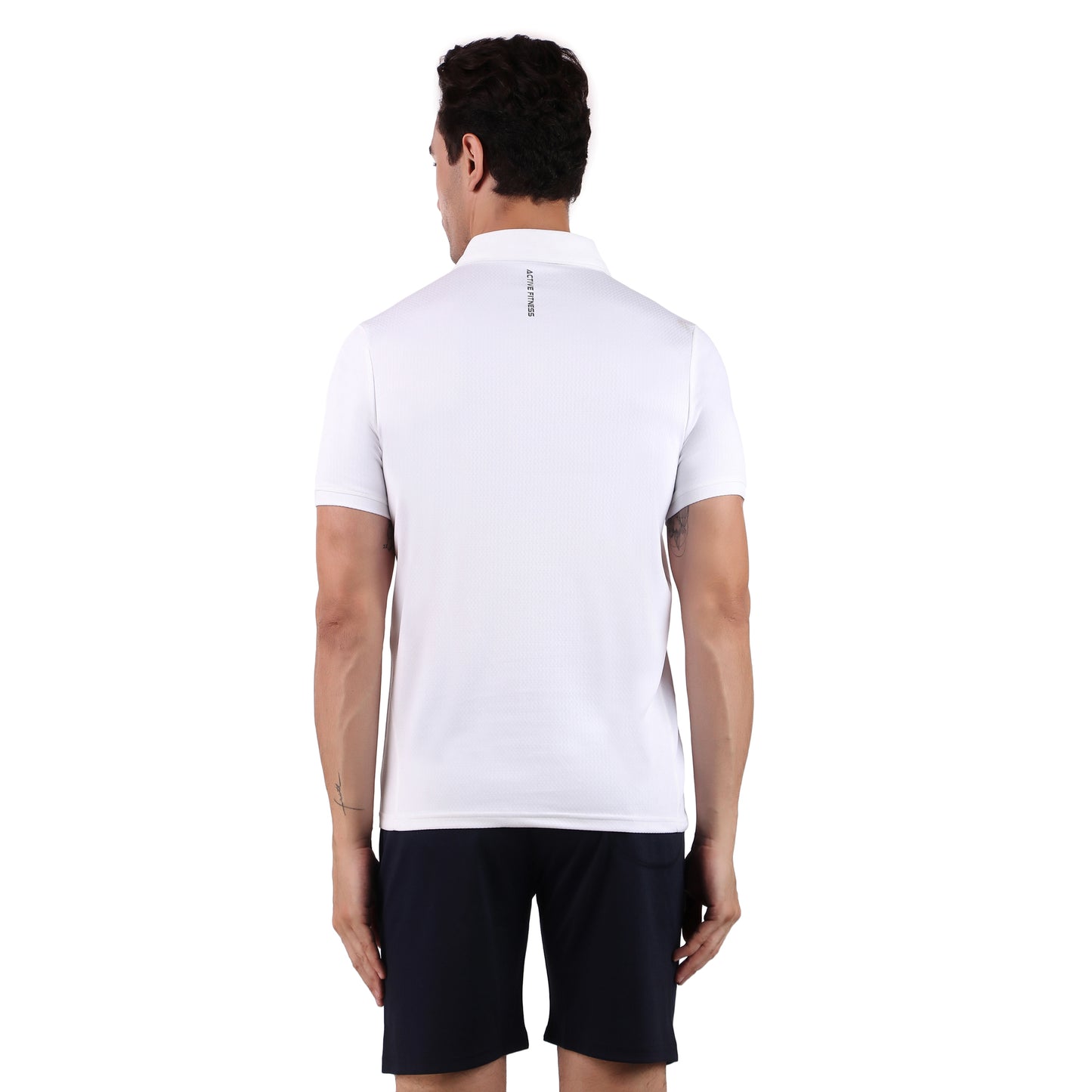 POLO ZIPPER WHITE