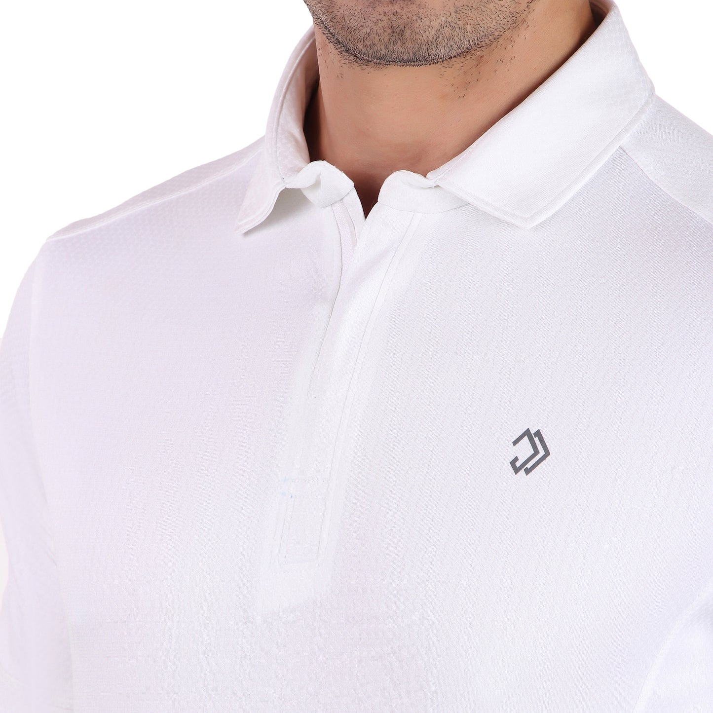 POLO ZIPPER WHITE
