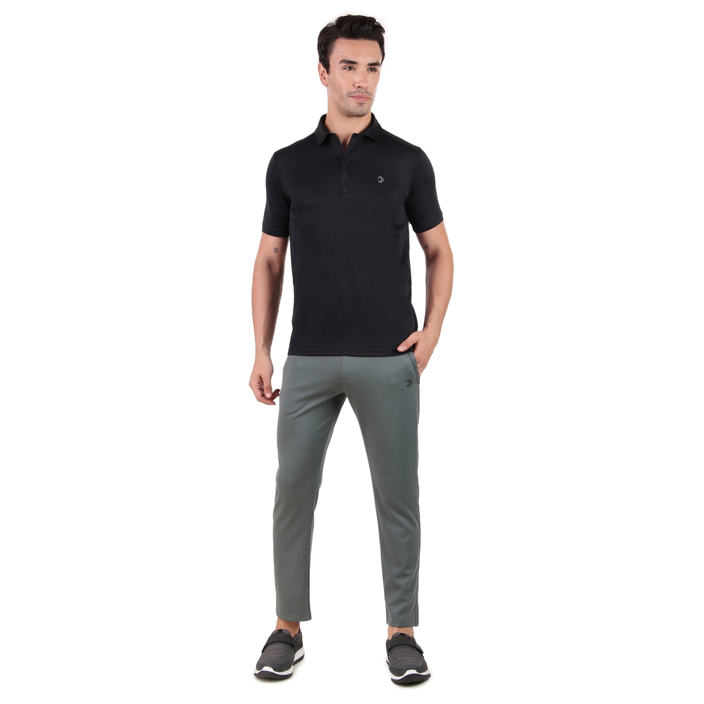 POLO ZIPEER BLACK