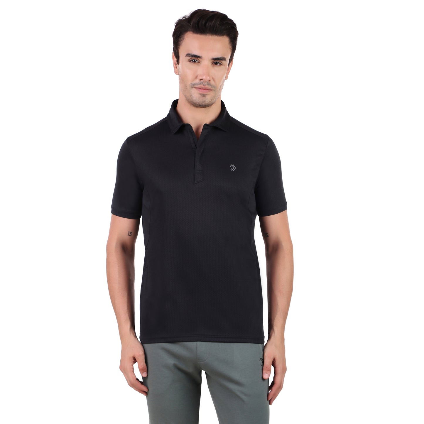 POLO ZIPEER BLACK