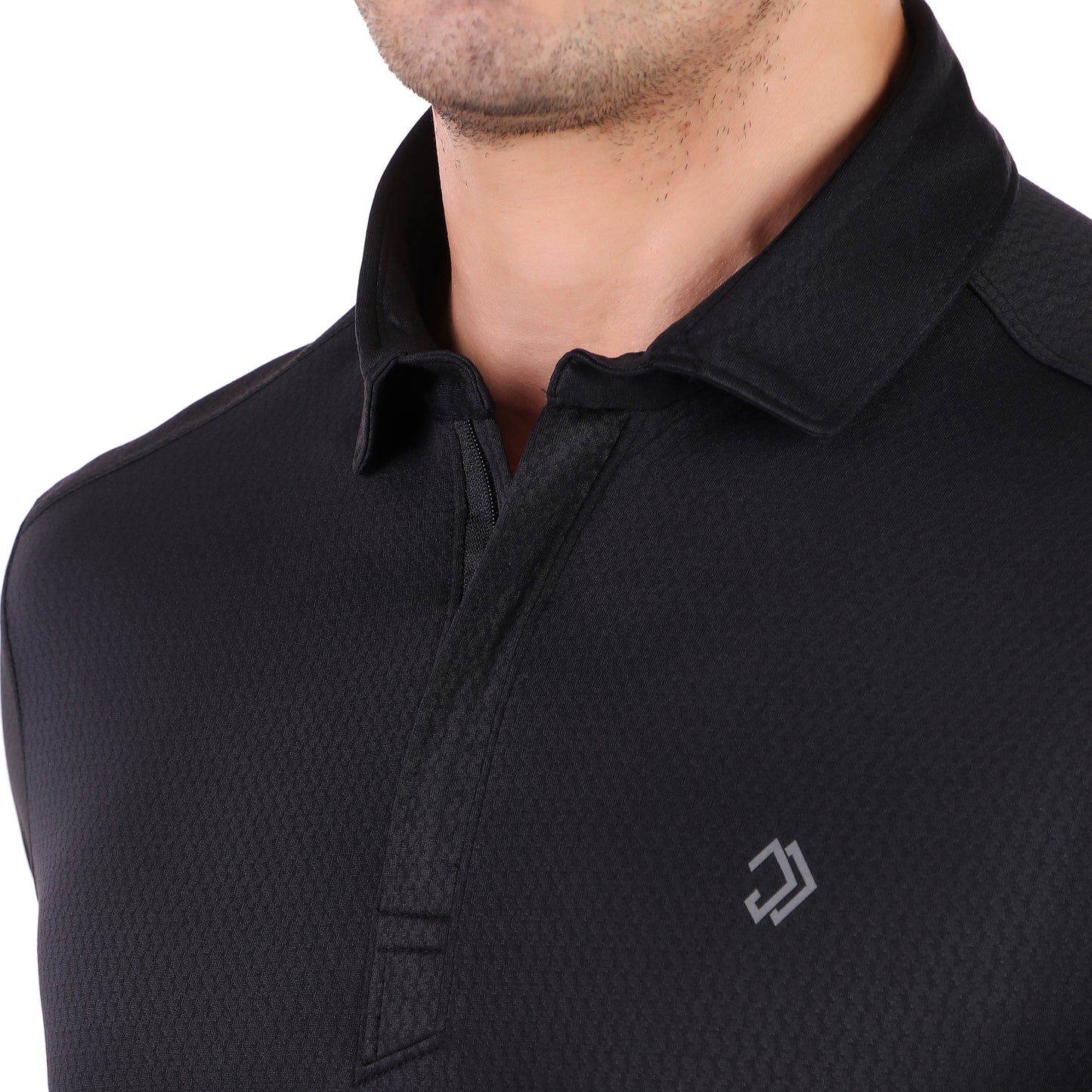 POLO ZIPEER BLACK
