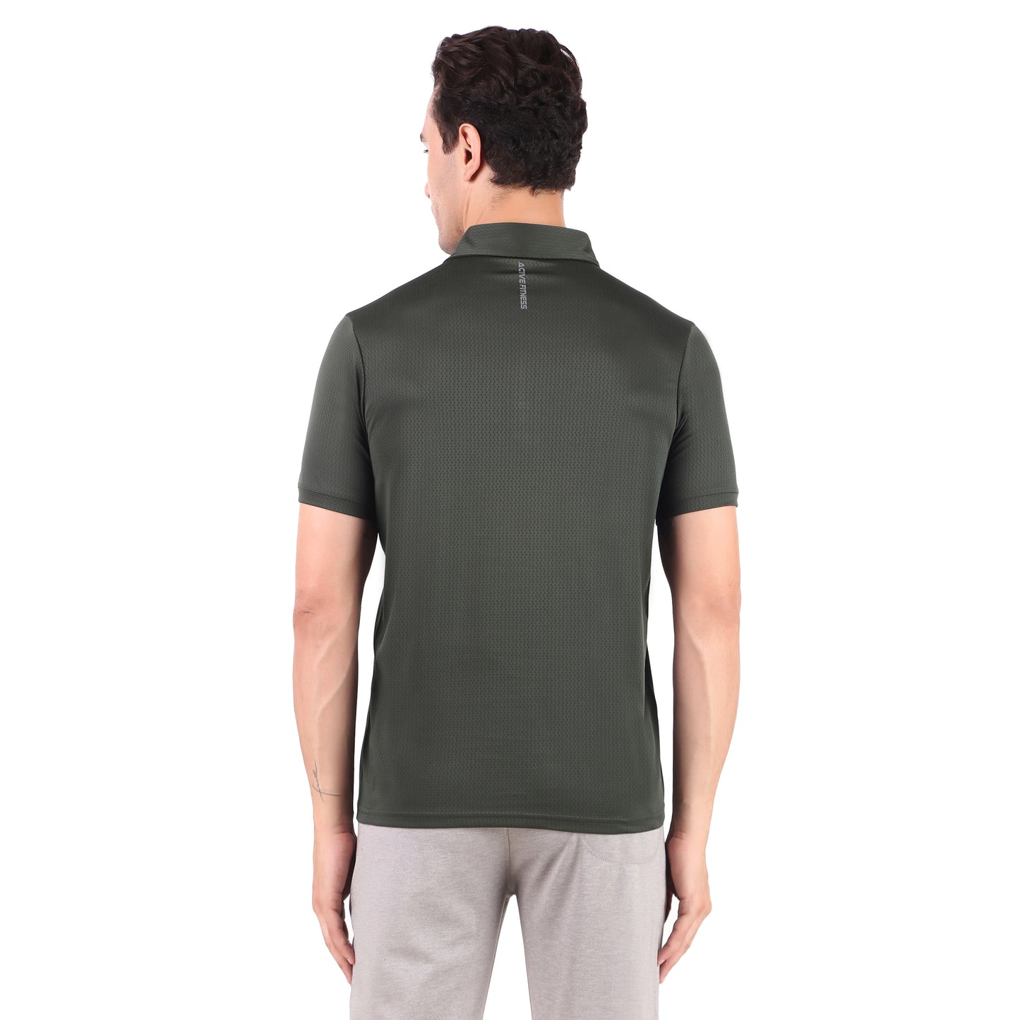 POLO ZIPPER OLIVE