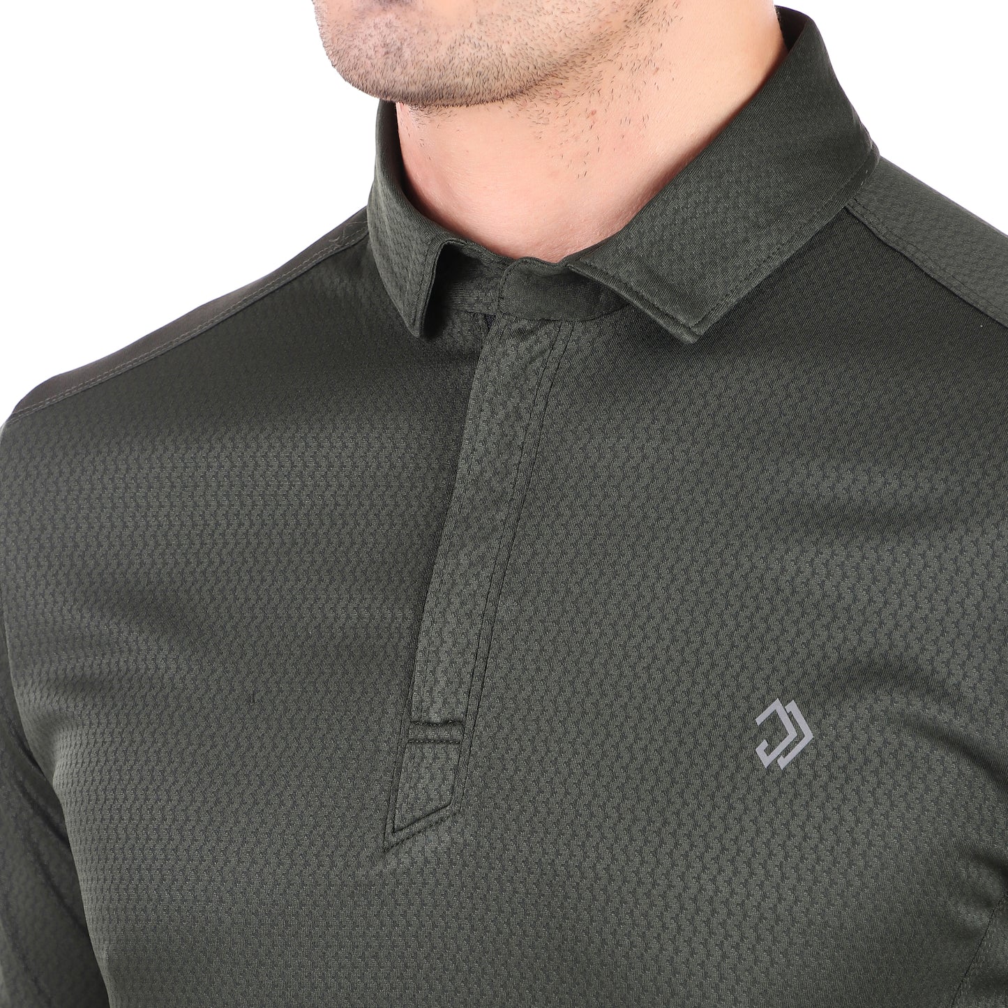POLO ZIPPER OLIVE