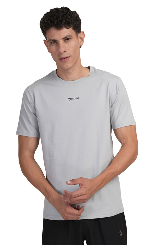 SUPIMA COTTON T SHIRT GREY
