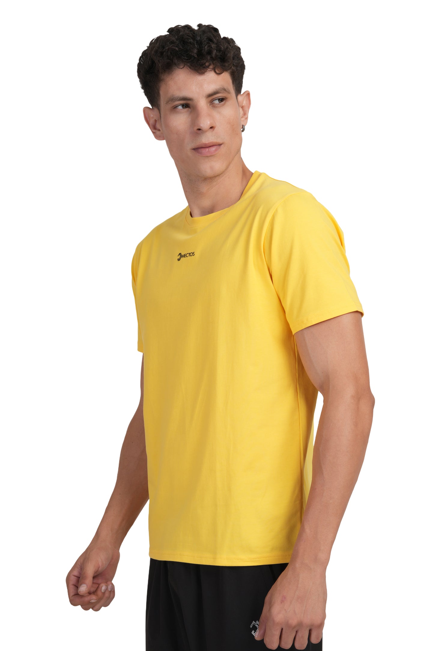SUPIMA COTTON T SHIRT YELLOW