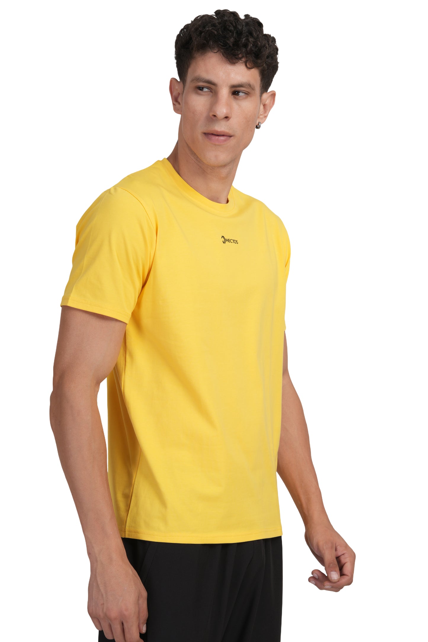 SUPIMA COTTON T SHIRT YELLOW