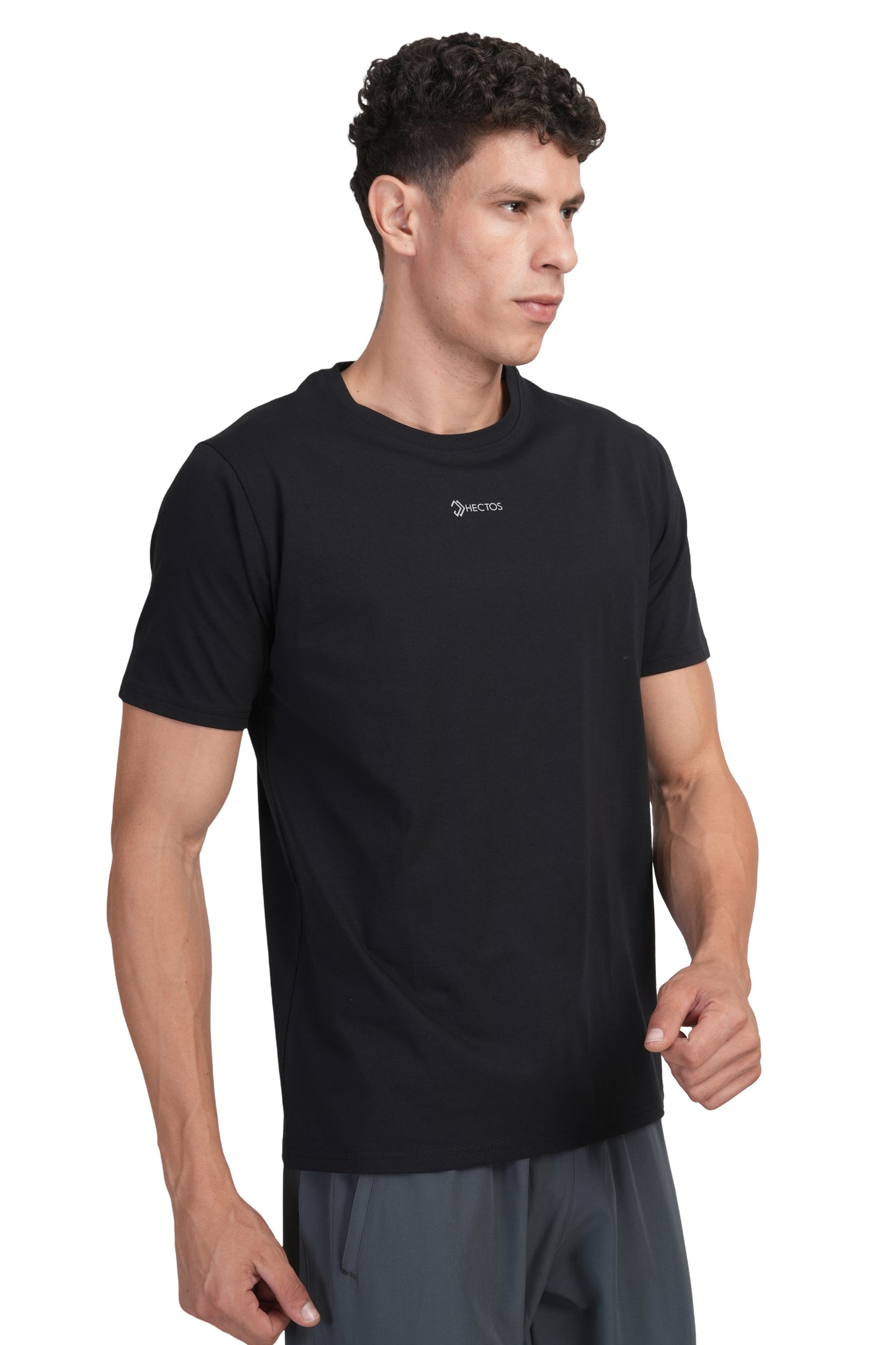 SUPIMA COTTON T SHIRT BLACK