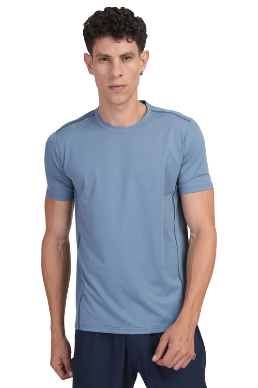 OCANE MIST NYLON T SHIRTS BLUE