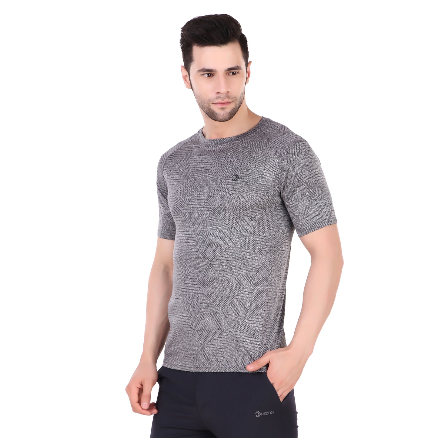 React Dry Tee Grey
