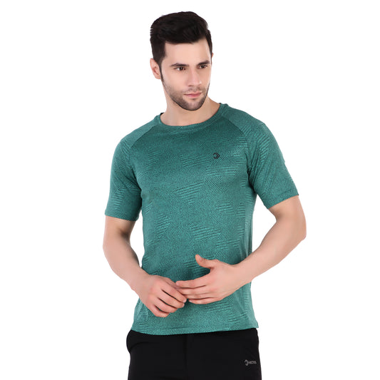 React Dry Tee D.green