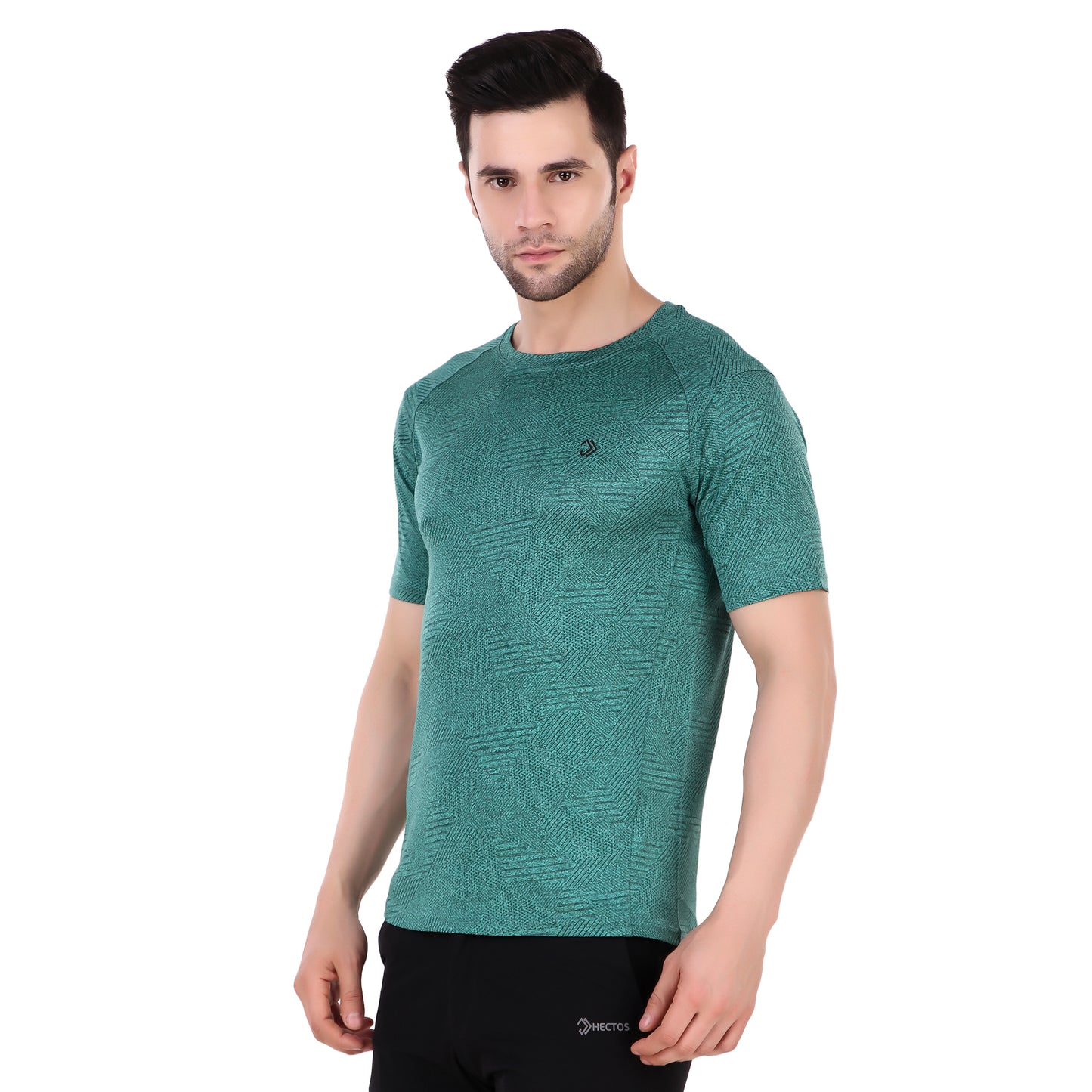 React Dry Tee D.green