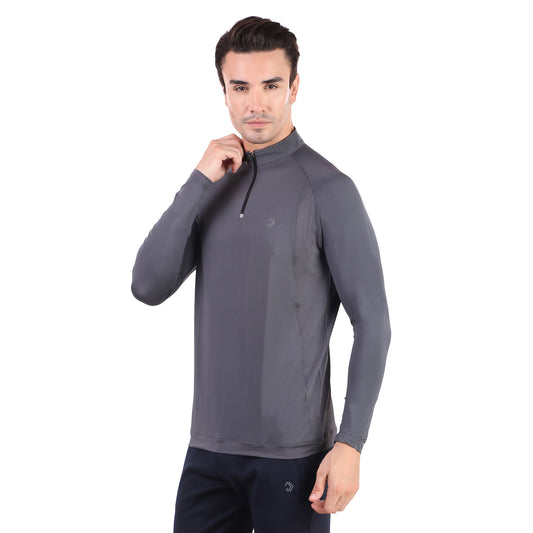 FULL SLEEVES TEE ESSENTIALS D.GREY